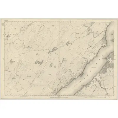 1871 Map of Argyllshire, Sheet CXXXI, 1875 Print