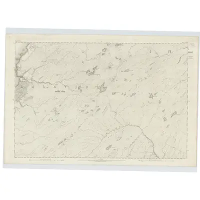 1871 Map of Argyllshire, Sheet CXXXII, 1874 Print