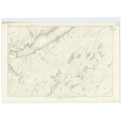 1871 Map of Argyllshire, Sheet CXXXIX, 1875 Print