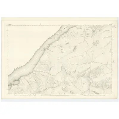 1872 Map of Argyllshire, Sheet IX, 1875 Print
