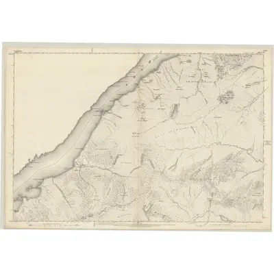 1872 Map of Argyllshire, Sheet IX, 1875 Print