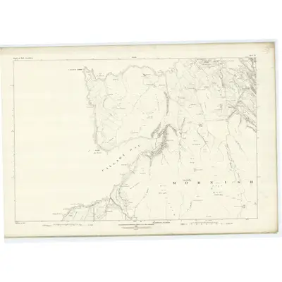 1877 Map of Argyllshire, Sheet LI, 1882 Print