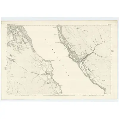 1872 Map of Argyllshire, Sheet LIII, 1880 Print