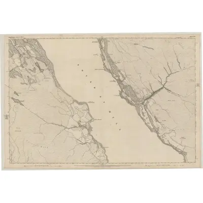1872 Map of Argyllshire, Sheet LIII, 1880 Print
