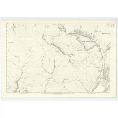 1872 Map of Argyllshire, Sheet LIV, 1875 Print
