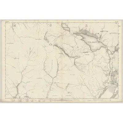 1872 Map of Argyllshire, Sheet LIV, 1875 Print