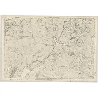 1870 Map of Argyllshire, Sheet LIX, 1875 Print