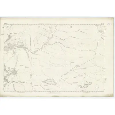 1872 Map of Argyllshire, Sheet LV, 1875 Print