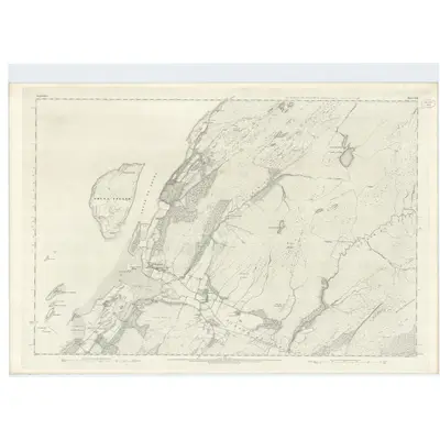 1871 Map of Argyllshire, Sheet LVII, 1875 Print