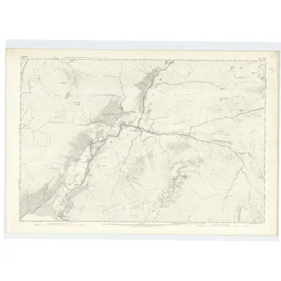 1871 Map of Argyllshire, Sheet LVIII, 1875 Print