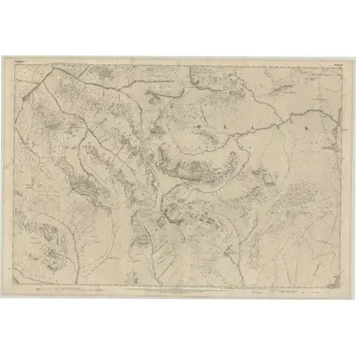 1870 Map of Argyllshire, Sheet LX, 1875 Print