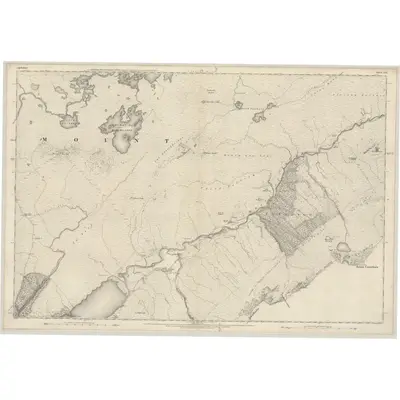 1870 Map of Argyllshire, Sheet LXI, 1874 Print