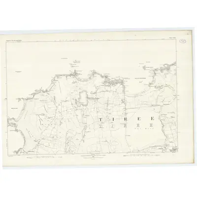 1878 Map of Argyllshire, Sheet LXIV, 1882 Print