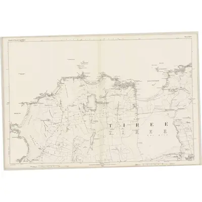 1878 Map of Argyllshire, Sheet LXIV, 1882 Print
