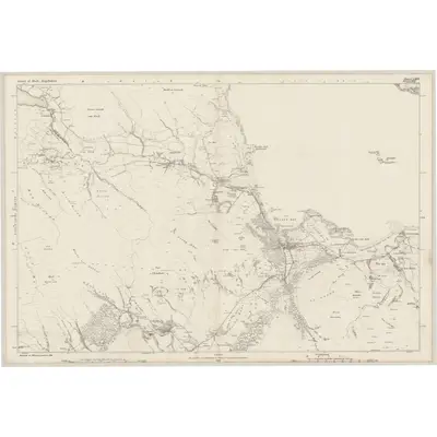 1875 Map of Argyllshire, Sheet LXIX, 1882 Print