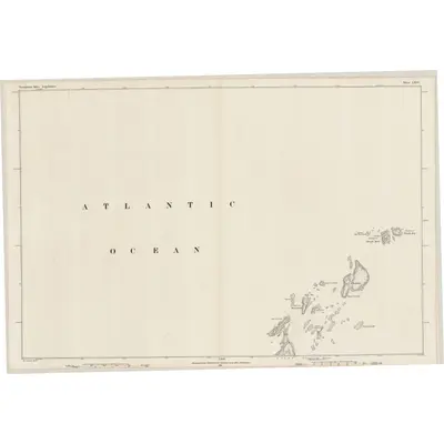 1878 Map of Argyllshire, Sheet LXVI, 1881 Print