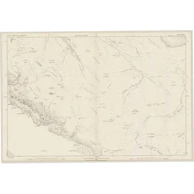 1878 Map of Argyllshire, Sheet LXVIII, 1881 Print