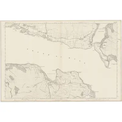 1872 Map of Argyllshire, Sheet LXX, 1880 Print