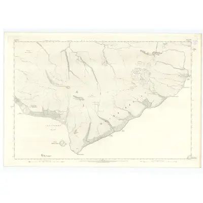 1872 Map of Argyllshire, Sheet LXXI, 1875 Print