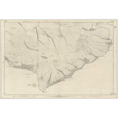 1872 Map of Argyllshire, Sheet LXXI, 1875 Print