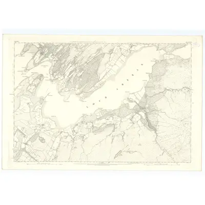 1871 Map of Argyllshire, Sheet LXXIII, 1875 Print