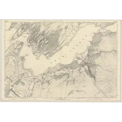 1871 Map of Argyllshire, Sheet LXXIII, 1875 Print