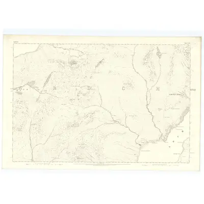 1870 Map of Argyllshire, Sheet LXXIV, 1874 Print
