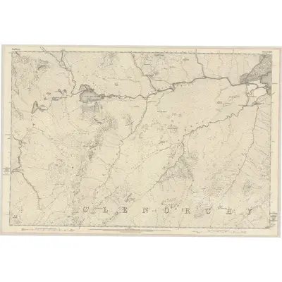 1870 Map of Argyllshire, Sheet LXXVI, 1873 Print