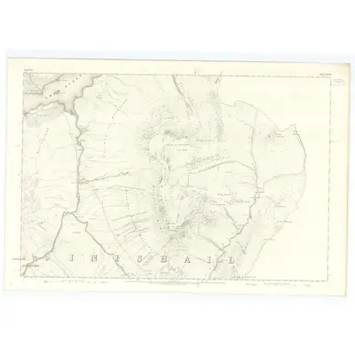 1870 Map of Argyllshire, Sheet LXXVII, 1874 Print