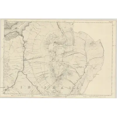 1870 Map of Argyllshire, Sheet LXXVII, 1874 Print