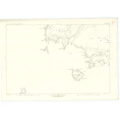 1878 Map of Argyllshire, Sheet LXXXI, 1881 Print