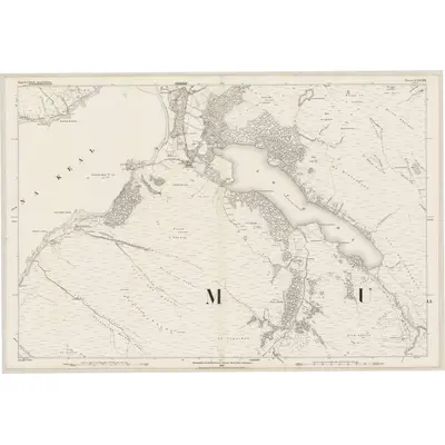 1878 Map of Argyllshire, Sheet LXXXIII, 1881 Print