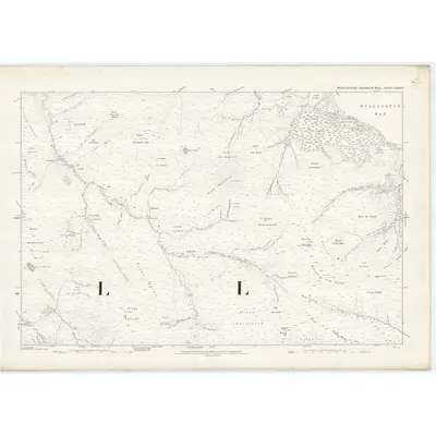 1875 Map of Argyllshire, Sheet LXXXIV, 1881 Print