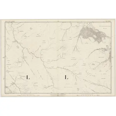 1875 Map of Argyllshire, Sheet LXXXIV, 1881 Print