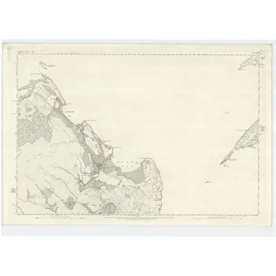 1871 Map of Argyllshire, Sheet LXXXV, 1880 Print