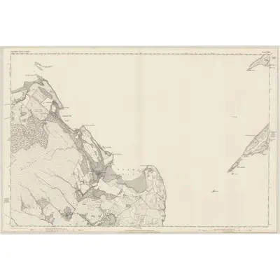 1871 Map of Argyllshire, Sheet LXXXV, 1880 Print