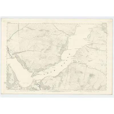 1870 Map of Argyllshire, Sheet LXXXVIII, 1875 Print