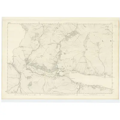1872 Map of Argyllshire, Sheet V, 1875 Print