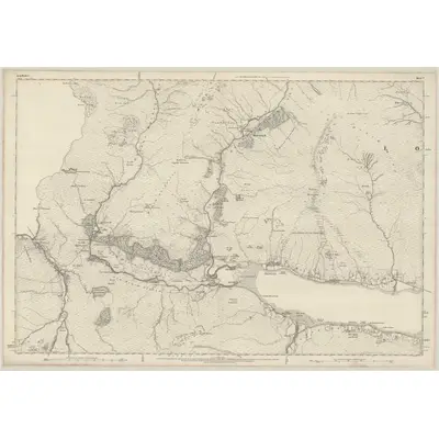 1872 Map of Argyllshire, Sheet V, 1875 Print