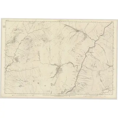 1870 Map of Argyllshire, Sheet XC, 1874 Print
