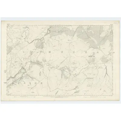 1871 Map of Argyllshire, Sheet XCIX, 1874 Print