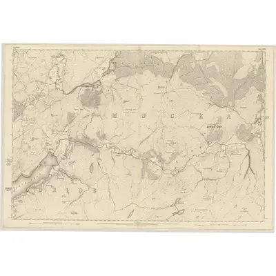 1871 Map of Argyllshire, Sheet XCIX, 1874 Print