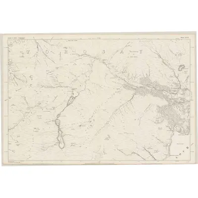 1878 Map of Argyllshire, Sheet XCVI, 1879 Print