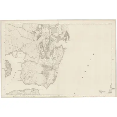 1871 Map of Argyllshire, Sheet XCVII, 1880 Print