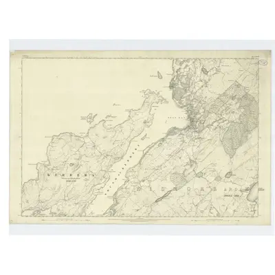 1870 Map of Argyllshire, Sheet XCVIII, 1874 Print