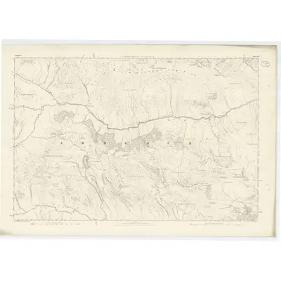 1872 Map of Argyllshire, Sheet XIX, 1875 Print