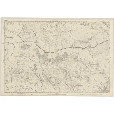 1872 Map of Argyllshire, Sheet XIX, 1875 Print