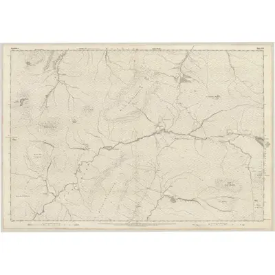 1872 Map of Argyllshire, Sheet XLI, 1875 Print