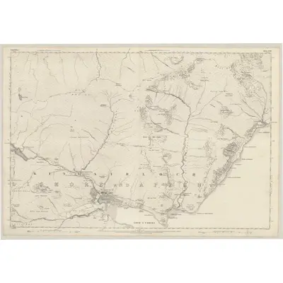 1872 Map of Argyllshire, Sheet XLII, 1875 Print