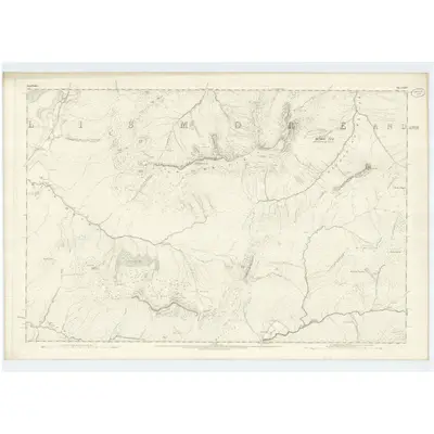 1871 Map of Argyllshire, Sheet XLIV, 1875 Print